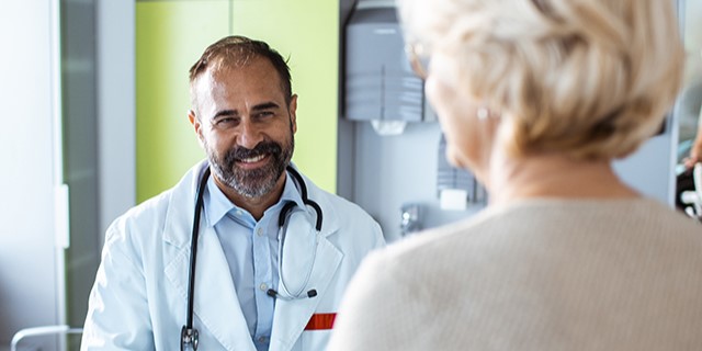 doctor with patient